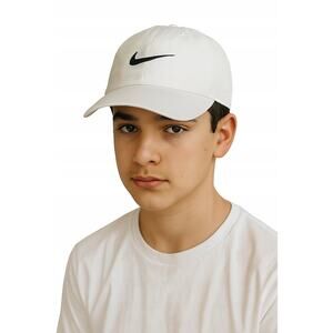 Nike Kids Club Cap White Black One Size OS FV5588-100 NWT